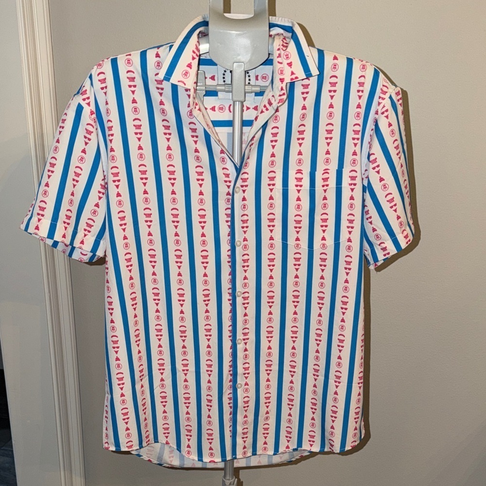 Men’s Tropical Bros, Barstool Sports button down shirt